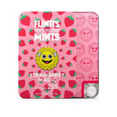 Flintts Mouth Watering Mints Strawberry Magic 2 Pack, F-Strength 225, vibrant packaging with strawberries and fun graphics.
