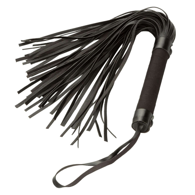 Nocturnal™ Collection Flogger with sturdy handle for control and precision, designed for sensory play for newcomers and enthusiasts.