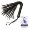 Nocturnal™ Collection Flogger with sturdy handle for sensory play, suitable for newcomers and enthusiasts, packaging shown.