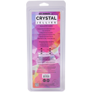 Crystal Jellies Realistic Cock 7 Inch Purple packaging showcasing features and dimensions.