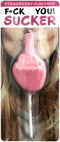 "Strawberry-flavored adult lollipop by Kheper Games, featuring cheeky design and bold message, ideal for gag gifts and parties."