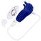 Zero Tolerance Fun Ring Adjustable Vibrating Cock Ring in blue with charging cable and accessories.