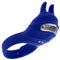 Zero Tolerance Fun Ring Adjustable Vibrating Blue Cock Ring with Bunny Ears