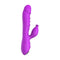 Red Queen Premium Rabbit Vibe in Purple with dual-vibration motors and external stimulator for ultimate pleasure.