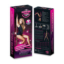 Xgen Power Pole Pro Spinning Dance Pole Silver packaging showcasing professional portable exercise features.