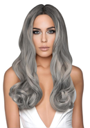 Celeste Premium Stylable Wig Silver with soft silver and cool ash tones in a stylish modern silhouette.