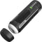 M For Men Master Blaster automatic penis masturbator with 6 modes, discreet design, and protective cover displayed with open cap
