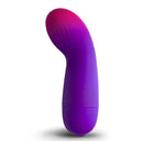 Glo-Girl Vibe G-spot Vibrator Pink Purple, ergonomic design, precision-angled tip for targeted stimulation.