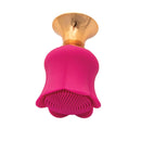Goddess Diamond Blooming Massager - Fuchsia Flower-Style Vibrator with 7 Functions for Luxurious Stimulation by Nasstoys