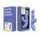 Simone Tapping Rabbit Vibrator Blue packaging with product displayed, highlighting dual stimulation features.