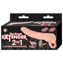 GREAT EXTENDER 7 2 IN 1 WHITE EXTENDER & MASTURBATOR "-0
