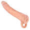 GREAT EXTENDER 7 2 IN 1 WHITE EXTENDER & MASTURBATOR "-1