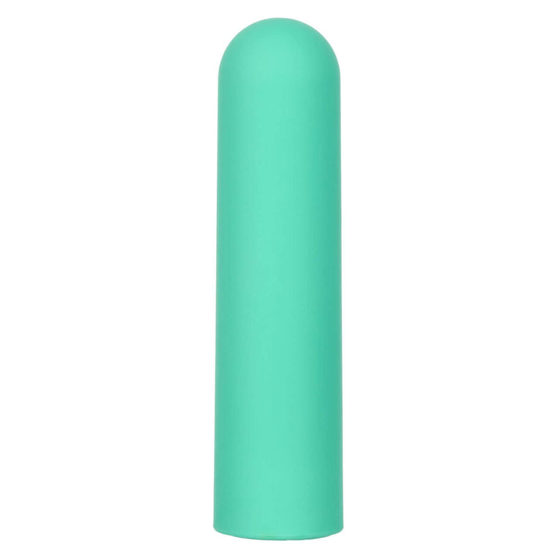 Compact green Turbo Buzz™ Rounded Bullet stimulator featuring a discreet and powerful design for versatile pleasure.
