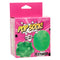 Pop Sock! Textured Green Stroker packaging - soft, tight, and stretchy reversible masturbator for personalized pleasure.