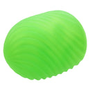 Pop Sock! Textured Green Reversible Stroker - Dual Sensation Soft Stretchy Masturbator
