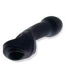 Oxballs Double Thruster Cock Sling Dildo Tar Ice, a strapless penetrator with a smooth shaft and sling base.