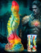 Creature Cocks Majestic Merman 10” Dildo with iridescent rainbow colors and textured design in fantasy underwater setting