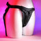 Fully Adjustable Faux-Leather Strap-On Pleasure Harness by Gender X, featuring secure waist and leg straps for ultimate intimate comfort.