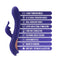 Blush Harper Midnight Rabbit Vibrator with 5 shaft vibration modes, 10 clitoral vibration modes, dual vibration points, and magnetic charging.