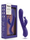 Blush Harper Midnight Rabbit Vibrator with flexible shaft for G-Spot and clitoral stimulation, featuring multiple vibration modes.