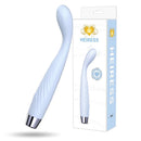 Heiress G Wand in blue, angled tip G-spot massager with pulsation, perfect for targeted pleasure and stimulation.