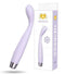 Heiress G Wand in Lavender with angled tip for targeted precision and pulsation, displayed in packaging.