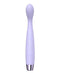 Heiress G Wand in Lavender with angled tip for targeted G-spot stimulation and pulsation. Luxurious design for ultimate pleasure.