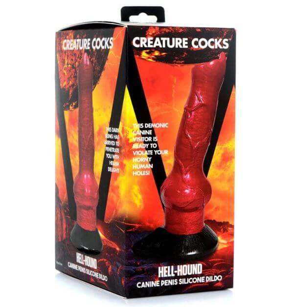 CREATURE COCKS HELL HOUND CANINE PENIS SILICONE-3