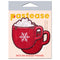 Festive hot cocoa nipple pasties by Pastease in red cup design with snowflake, perfect for holiday parties.
