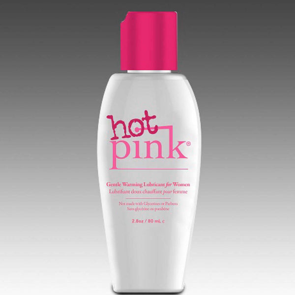 Hot Pink Warming Lubricant for Women - 2.8 oz bottle | Water-Based Formula
