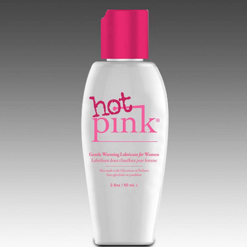 Hot Pink Warming Lubricant for Women - 2.8 oz bottle | Water-Based Formula