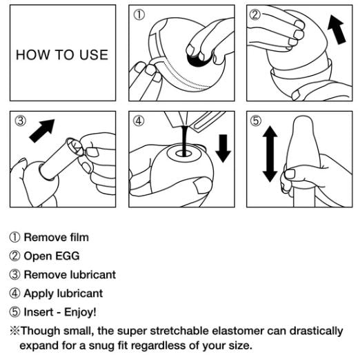 How to use the Tenga Egg Silky Stroker with step-by-step instructions for maximum pleasure.