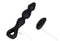 Hudson rechargeable silicone anal plug with remote control, featuring triple beads for prostate stimulation and 10 vibration modes.