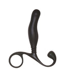 The 9's P Zone Prostate Massager in matte black ABS, designed for ease of use and effective prostate stimulation.