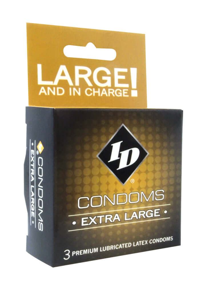 ID EXTRA LARGE CONDOM 3PK (Out Mid Feb)-0