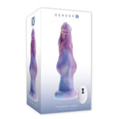 Gender X Imaginary Friend Vibrating Dildo with Remote Control package showing colorful design and internal stimulation feature.