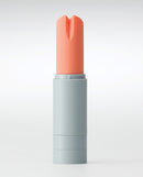 Tenga Iroha Stick Discreet Vibrator Coral X Gray in a compact lipstick design, perfect for personal pleasure and portability.