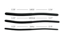 Isabella Sinclaire Silicone Urethral Sound Trainer Set with three graduated sounds in various sizes.