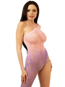 SEDUCE BODYSTOCKING PINK PURPLE-0