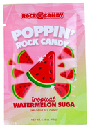 Poppin' Rock Candy Watermelon Sugar Oral Candy package with vibrant watermelon graphics and playful design.