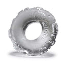 Clear Oxballs Jelly Bean cock ring made of stretchable TPR material featuring a playful, fun design for enhanced pleasure and comfort.