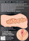 Zero Tolerance Jenna Haze realistic vagina stroker with 4 hours of movie downloads and ergonomic grip for enhanced pleasure.