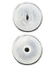 VEDO Jerk Masturbation Sleeve in clear case showing front and back views of open-ended design.