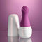 Playboy Jet Set Tapping Toy with Self-Charging Case for Clitoral Stimulation on a Pink Background