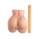 Jesse Jane Bend Her Over Pussy and Ass Masturbator model next to a ruler for size comparison.