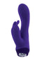 SELOPA Plum Job Petite Rabbit Vibrator in purple with dual motors for targeted pleasure