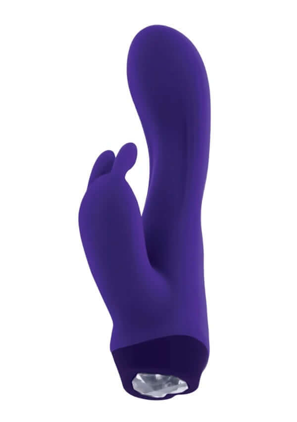 SELOPA Plum Job Petite Rabbit Vibrator in purple with dual motors for targeted pleasure
