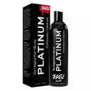 Wet Platinum Luxury Silicone Lubricant 6.1 Oz bottle with packaging, designed for smooth and lasting comfort.