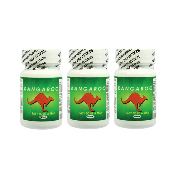 Boost Confidence with Kangaroo For Him Green 3 Bottles Pack