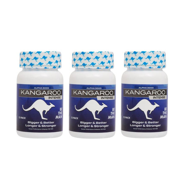 Kangaroo Blue 3200 mg Pills 3 Bottles Pack : Elevate Your Performance!